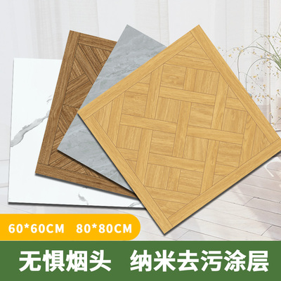 PVC石塑地板贴自粘地板革商用地砖贴纸加厚耐磨防水店铺商用翻新