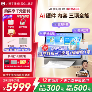 【价保双12全国国补500】小猿AI学习机R1 猿辅导2025新款AI伴学家教机全场景AI诊学练小初高通用平板大屏护眼