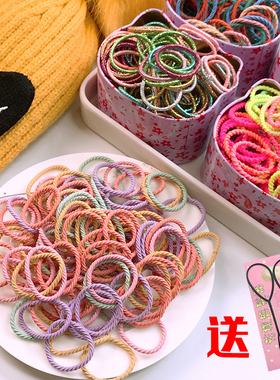 儿童皮筋不伤发扎小辫子女童发饰小号发圈高弹力发绳宝宝头绳皮套