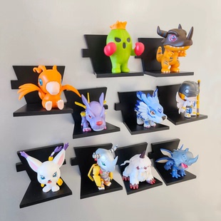 10款数码宝贝冰箱贴剧场版亚古兽迪路兽模型手办扭蛋娃娃机摆件