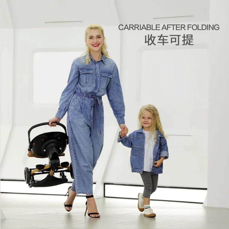 宝宝好V5儿溜娃器手景推双向神轻便折叠宝宝婴儿推车童遛娃车高观高性价比高么？