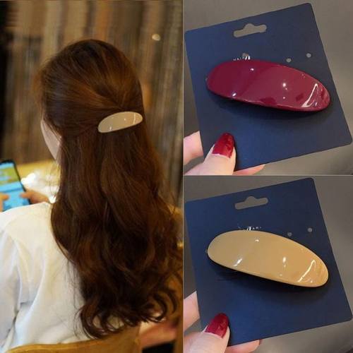 日韩发夹时尚后脑勺网红弹簧