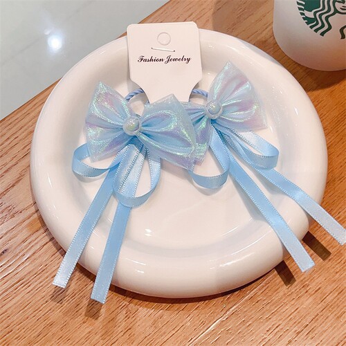 小女孩古风蝴蝶结飘带发绳