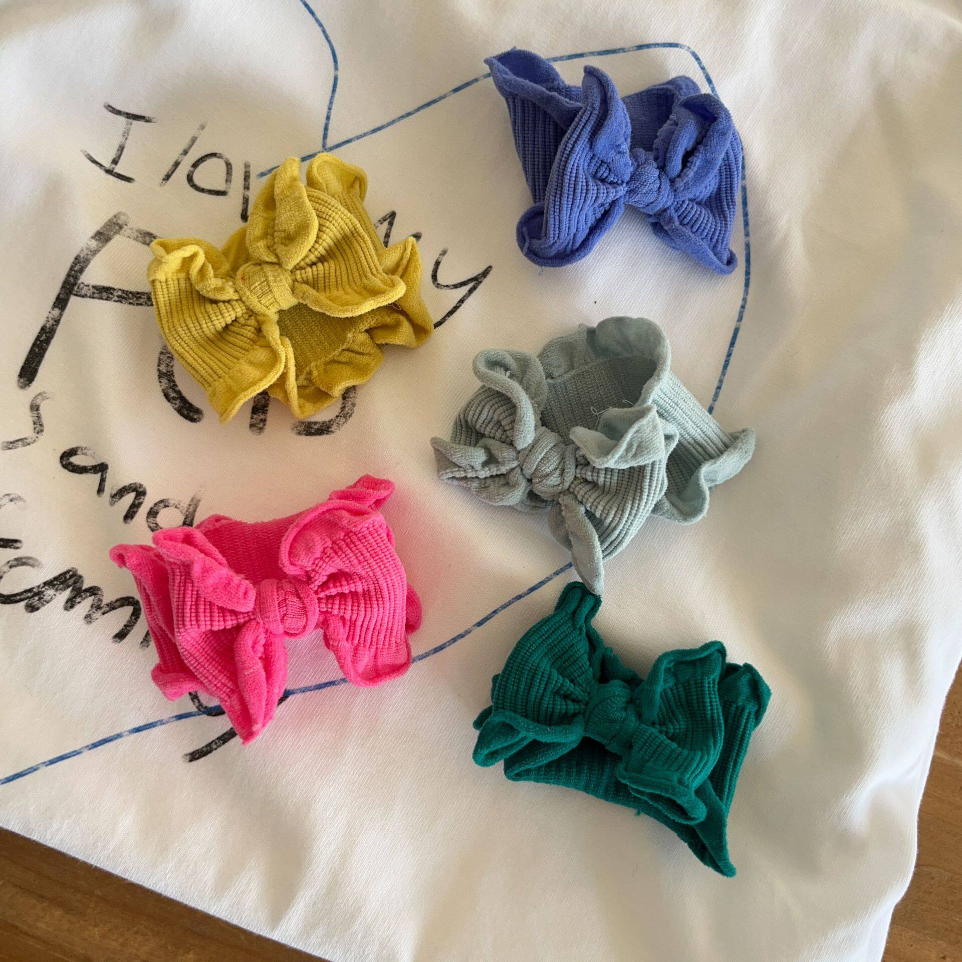 法式蝴蝶结发圈女多色可选甜美气质头饰发绳大弹力不伤发扎马尾