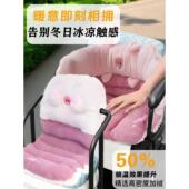 适用盛昊米粒E01三轮车冬季 坐垫座套pro毛绒保暖plus内饰智能版 冬