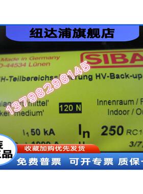 SIBA高压保险丝 3001814 250FX Un 3/7.2KV E=192 DIN4362熔断器