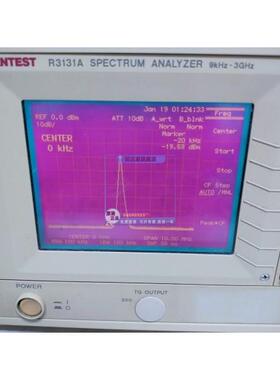 爱德万R3131A频谱仪正常使用。9KHz～3GHz，有多台联系拍实物