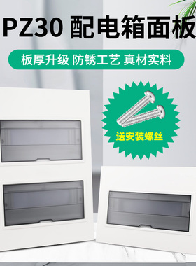 PZ30配电箱盖板面板家用强电箱盖子10/12/15/18/20回路电表箱盖板