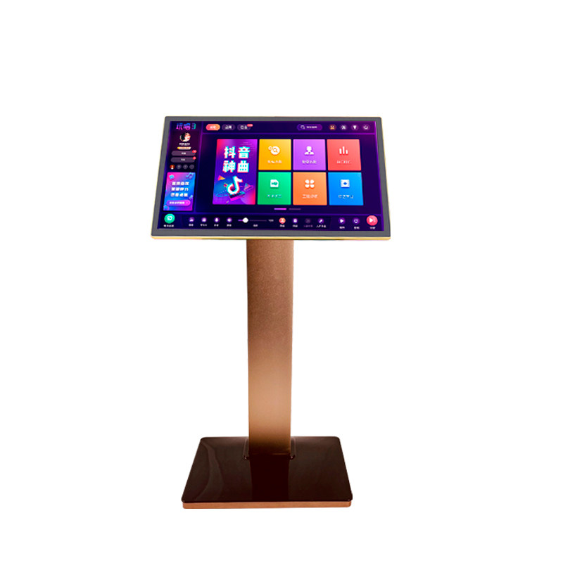 好奇拉18.5吋点歌机家庭KTV一体机触摸屏智能语音卡拉OK音响套装