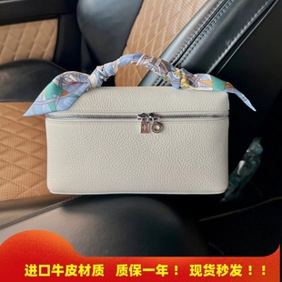 LP19饭盒包牛皮gigi同款手提凯莉包2025新款单肩斜挎化妆盒子小包