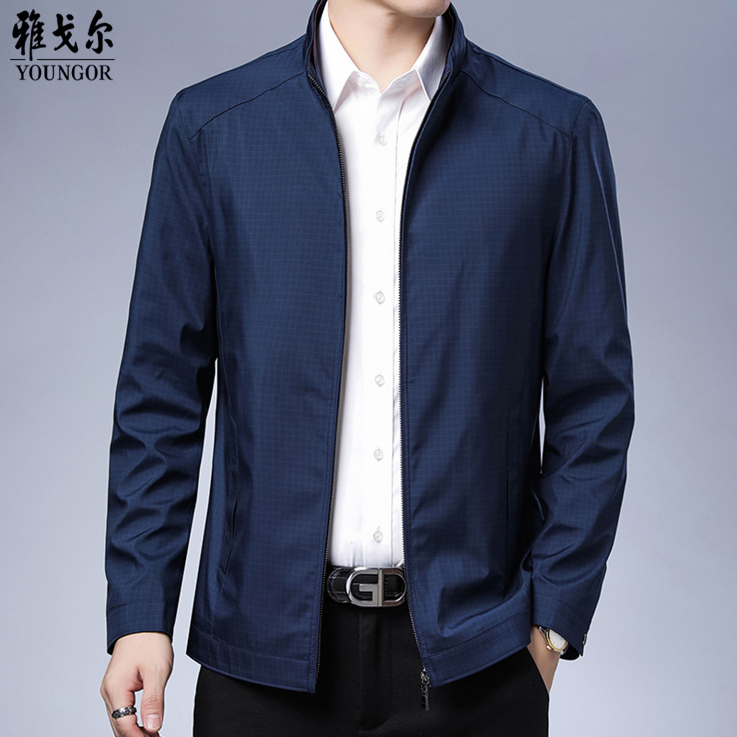 雅戈尔男士立领夹克2025秋季新款