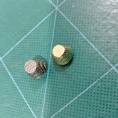 维修包五金12mm巴黎机车包小网钉锌合金电镀网纹水桶钉