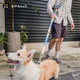 XPAWS 狗狗跑步牵引绳宠物解放双手遛狗绳可调节狗链中小型犬柯基