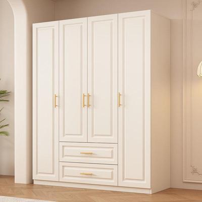 衣柜家用卧室实木生态板大衣橱简约现代风儿童定制开 合门收纳柜