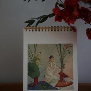 皇小小水墨画集 家居生活桌面摆台 小画展 一二山