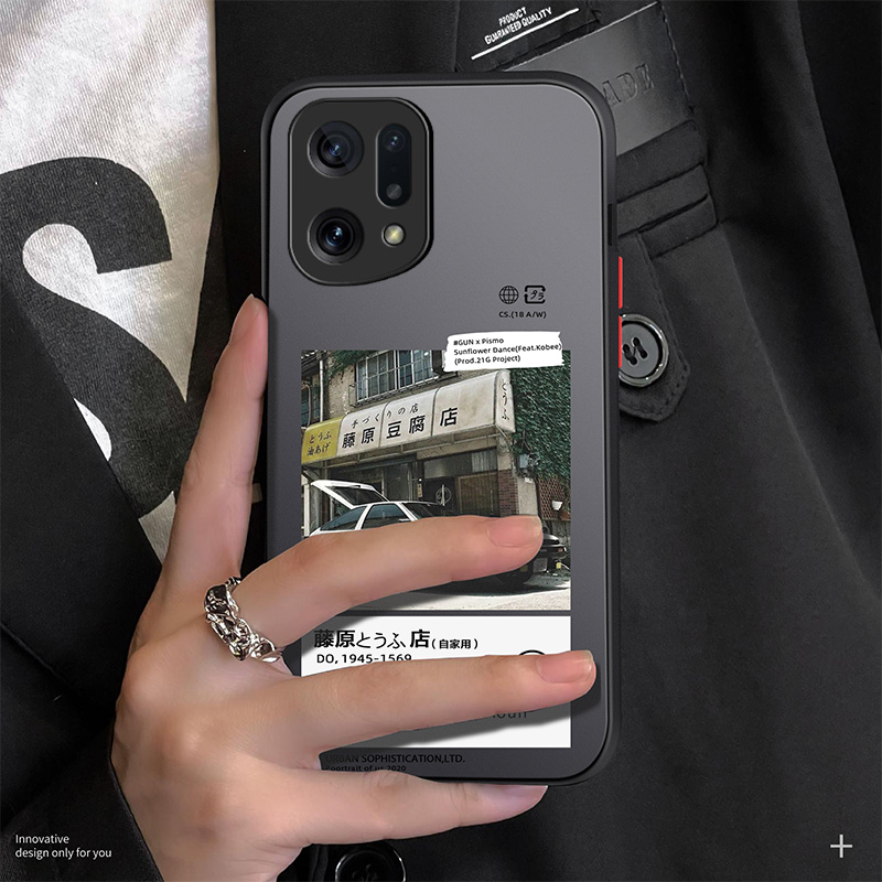 oppo系列磨砂硬壳送膜手机壳