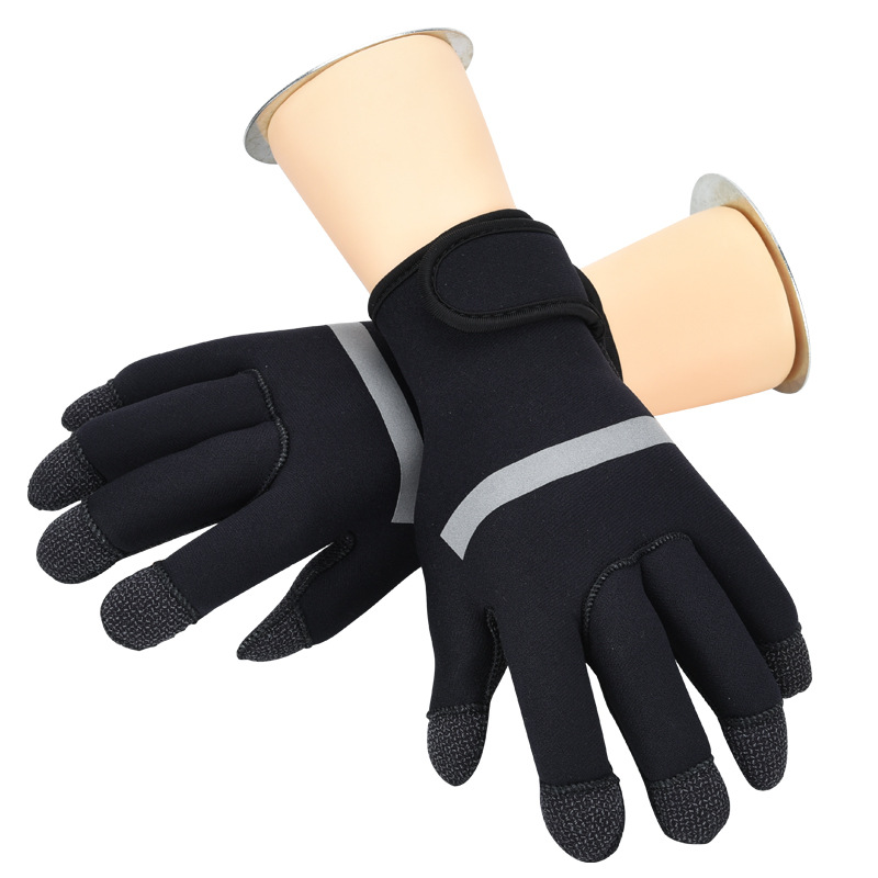 水域救援手套防寒保暖潜水手套户外皮划艇用手套消防水域装备