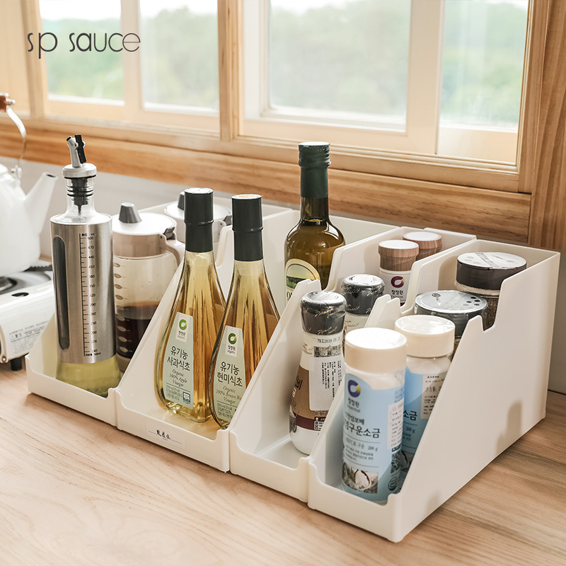 日本sp sauce橱柜收纳盒厨房塑料收纳筐锅具碗碟置物架储物