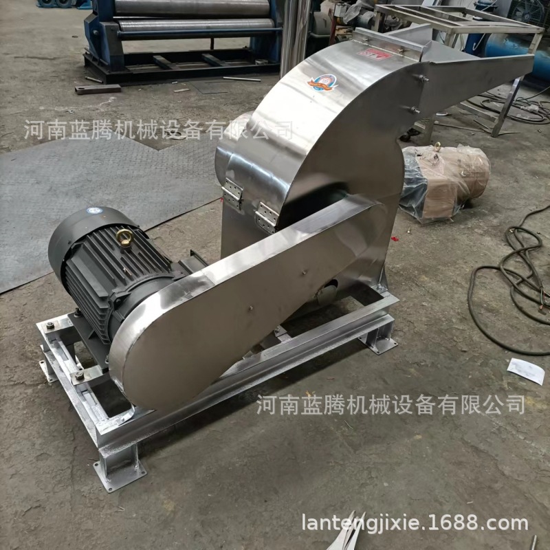 工业盐锤片式不锈钢粉碎机 化工原料打粉机 桃酥饼干磨粉机