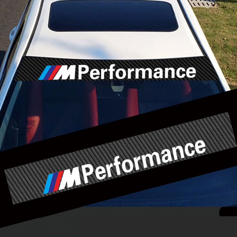 斯尚莱适用拉花M标车贴改装M3 宝马2345系x1x3x4x5x6前档玻璃贴纸