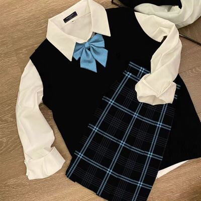 川岛jk德兰西双子原创黑蓝学院