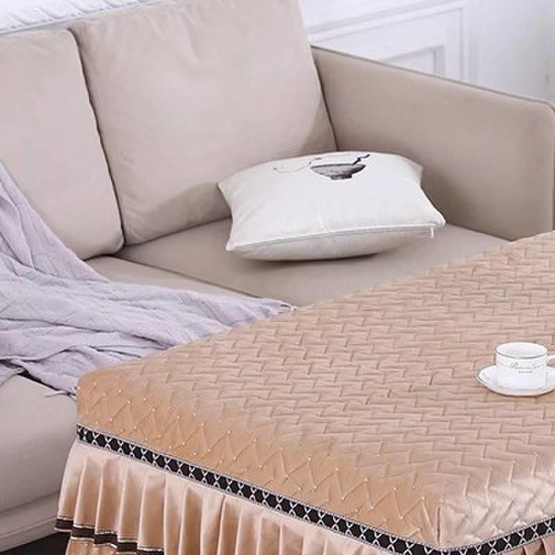 烤火桌罩套冬季长方形加绒加厚桌布高端电炉罩套取暖烤火茶几罩套