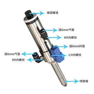 点胶阀硅胶阀UV胶阀厌氧胶DJF 单液高频喷雾阀单组份雾化顶针式