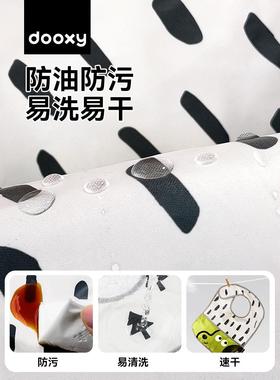 dooxy宝宝吃饭围兜新生婴儿童防水脏围嘴辅食喂饭口水巾夏季轻薄