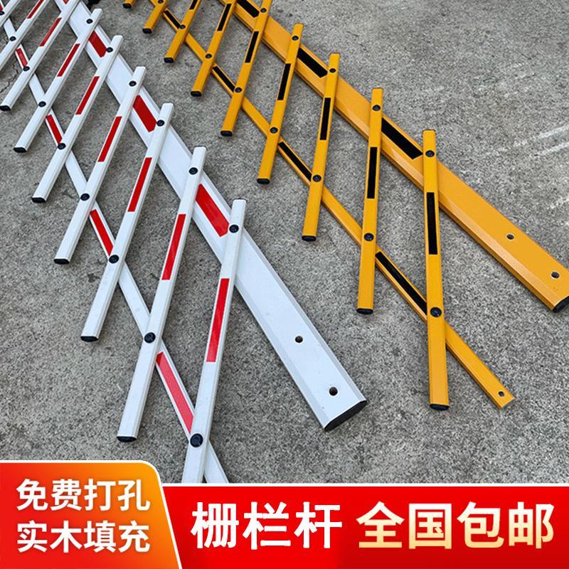 加厚栅栏机栅栏杆八角门卫拦车杆停车场铝合金栅栏机杆电动升降栅