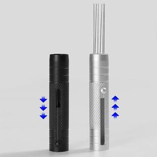 伸缩咖啡布粉针 布粉器 打散结块均匀布粉针搅粉散粉针 不锈钢针式