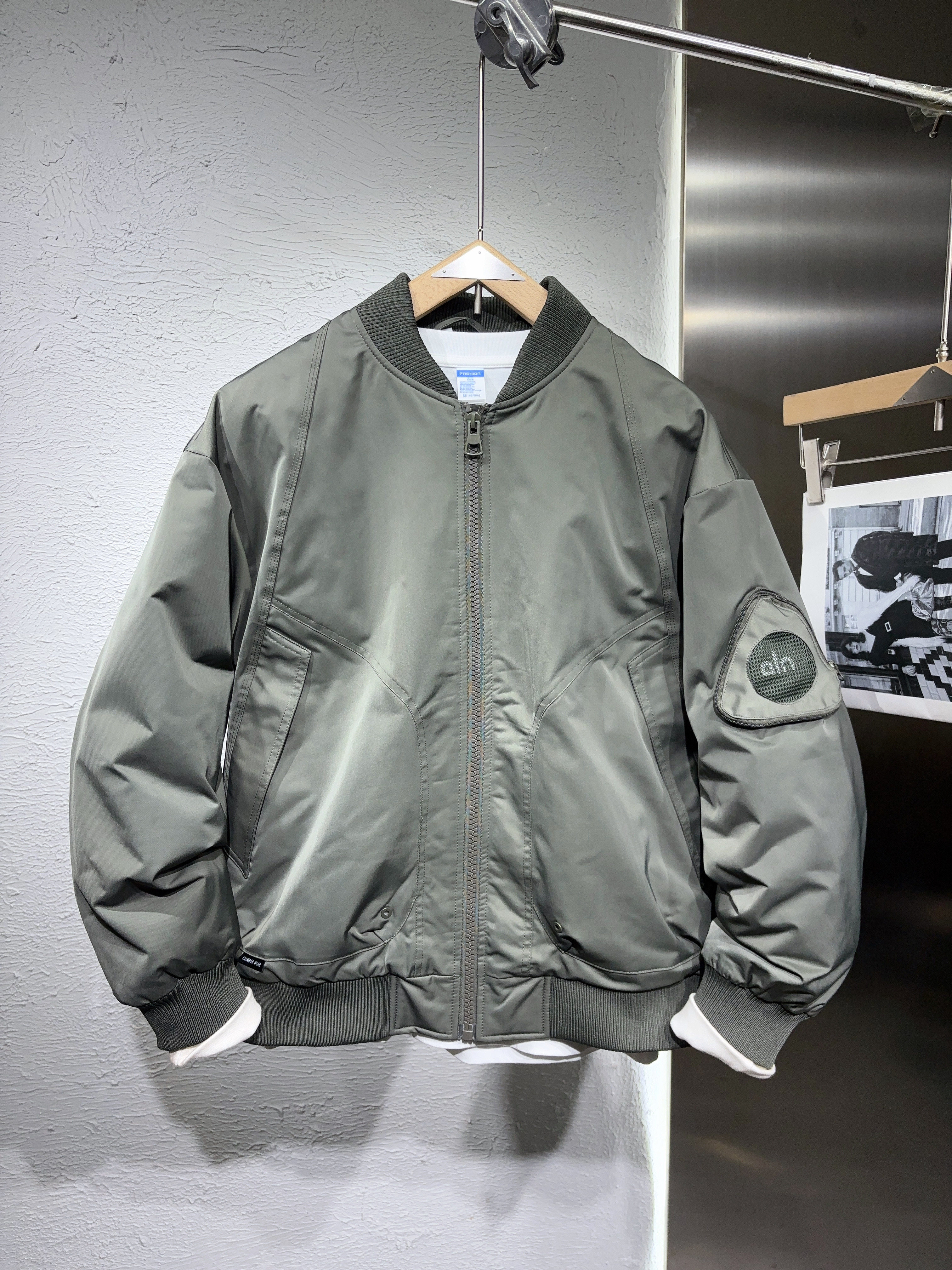 2025新款冬季飞行员羽绒服外套男潮牌宽松棒球服加厚上衣青年夹克