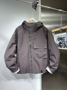 2026新款美式双拉链潮牌连帽外套男春秋季宽松休闲夹克上衣男女款