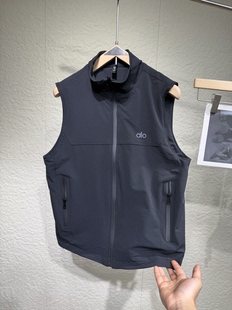 2026新款 坎肩背心男上衣潮 简约立领马甲外套男欧货休闲百搭无袖