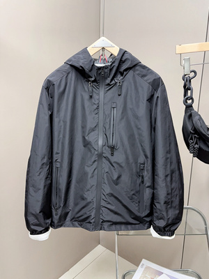 春秋季男欧货薄棉夹克潮流修身青年高端连帽外套时尚男士加厚上衣