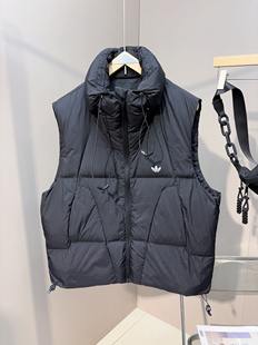 2025时尚短款立领男女款羽绒棉马甲潮流加厚百搭纯色外穿背心坎肩