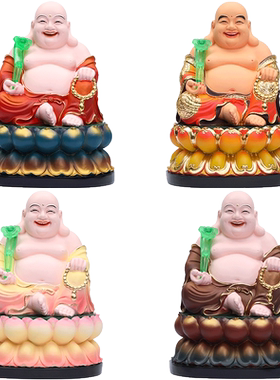 七彩供奉招财摆件弥勒佛