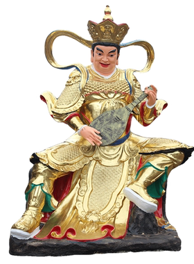 树脂供奉寺庙贴金彩绘天王殿佛像
