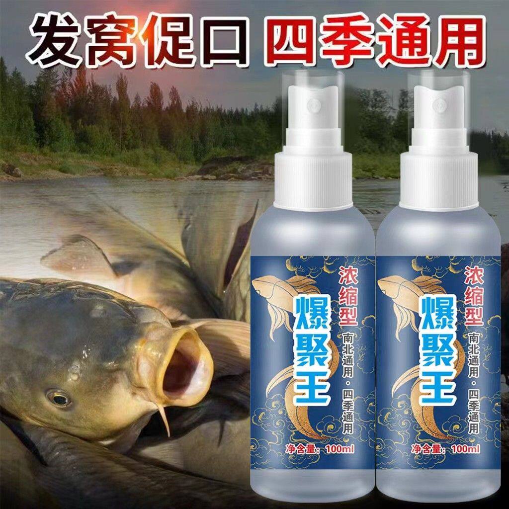 爆聚王鲫鱼鲤鱼草鱼黑坑水库池塘垂钓通杀小药诱钓野钓四季通用