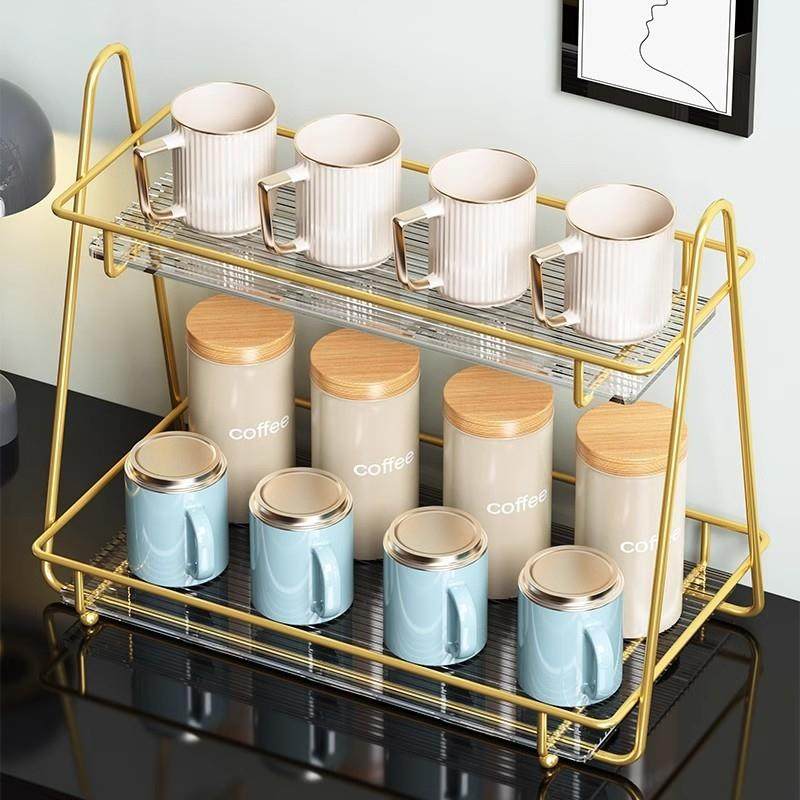 杯子收纳置物杯架架水杯放置架家用桌面玻璃杯茶杯架子台面收纳架,家庭/个人清洁工具,杯架,淘宝优惠券,粉丝福利购,淘宝优惠卷