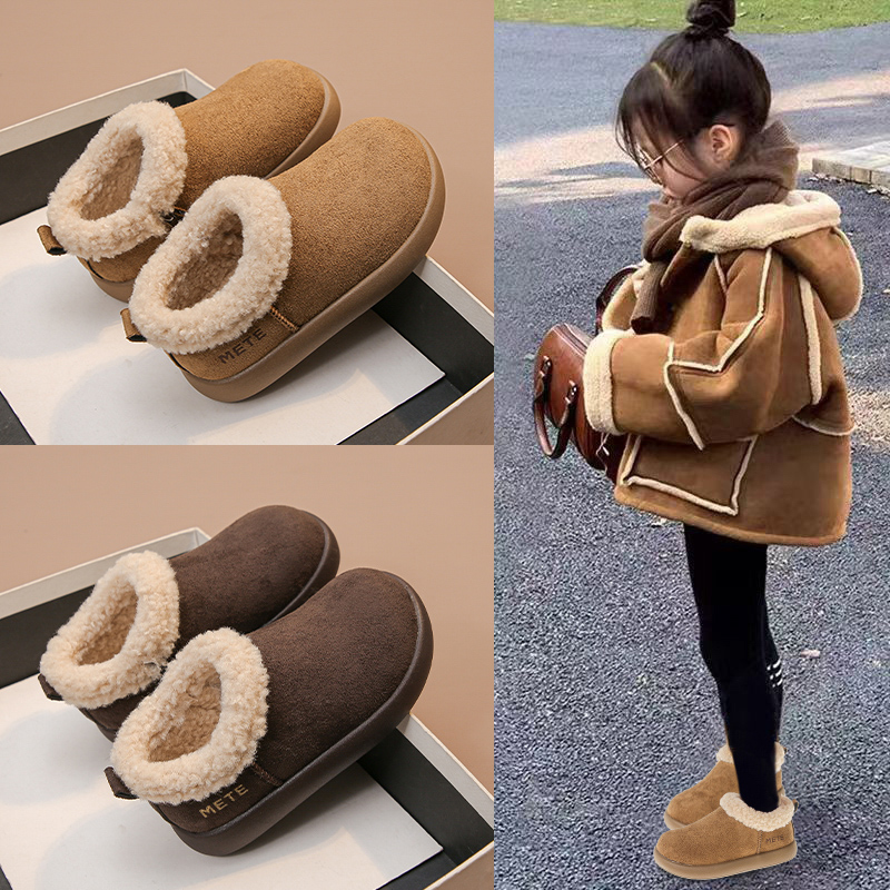 女童鞋雪地靴2025新款冬季