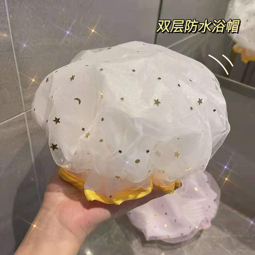 【佳埼推荐】双层浴帽女防水洗澡