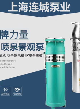 上海连城不锈钢喷泉泵连成QSP喷泉泵
