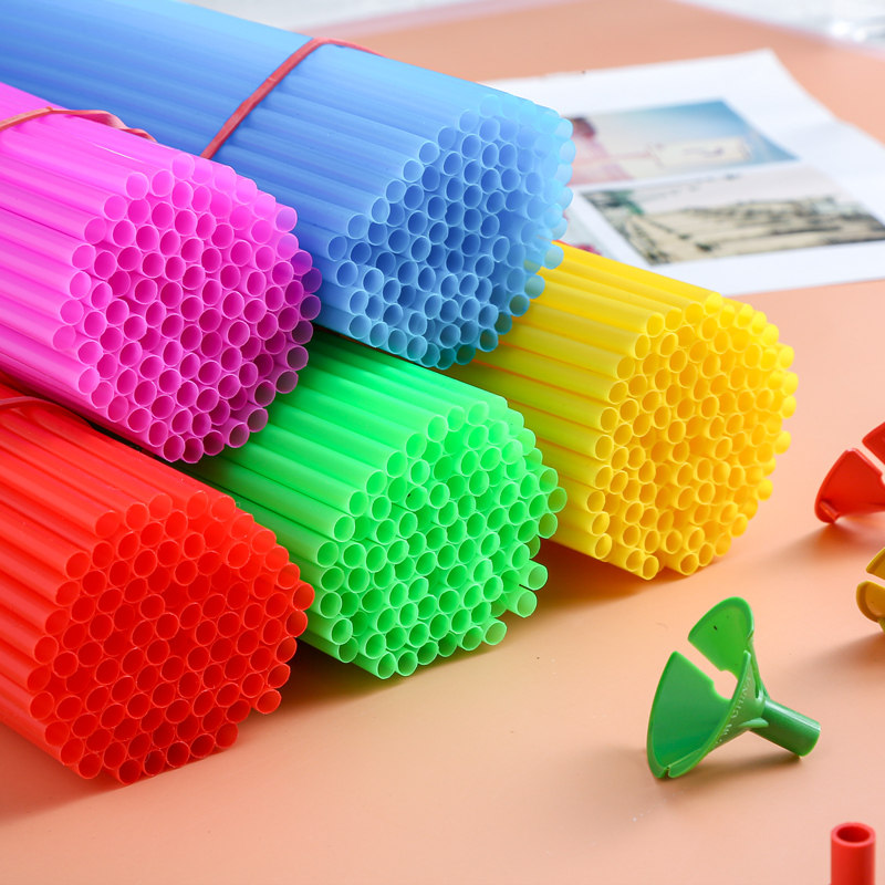 加硬气球托杆房间场景布置加长拖杆气球杆拖塑料配件装饰品气球杆