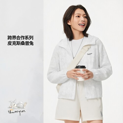 李宁迪士尼联名女防晒运动风衣