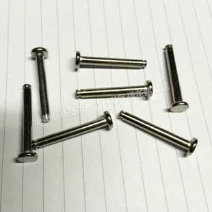 厂家批量镀铬铆钉 品质好 钢铁平头扎槽铆钉 精良制作