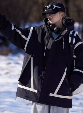 新国标90羽绒服鸭绒男加厚连帽户外轻便外套简约时尚男装冬季款