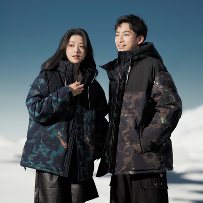 羽绒服男2024冬季新款白鸭绒连帽