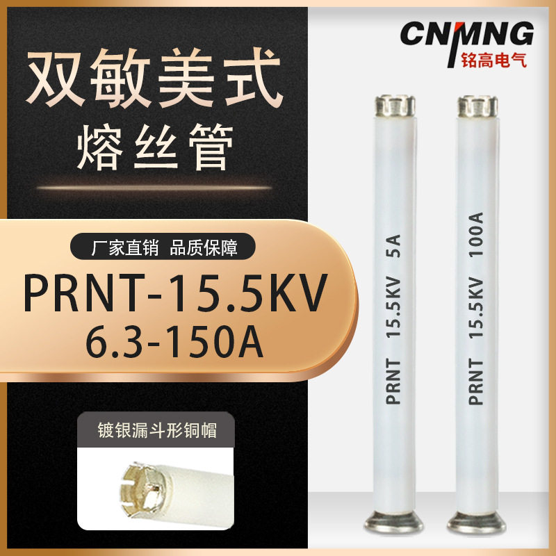 插入式熔断器配套双敏熔丝PRNT-15.5KV/63A美式箱变油浸式熔断器