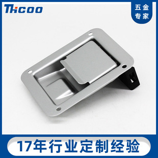 斯科碳钢面板型提拉把手搭扣锁 工程车门电气柜房车工具箱锁A7815