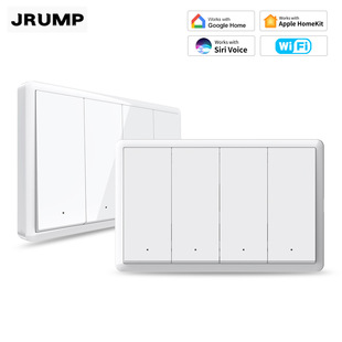 Matter协议WiFi智能1234路按键式智能墙开关远程语音控制用于谷歌